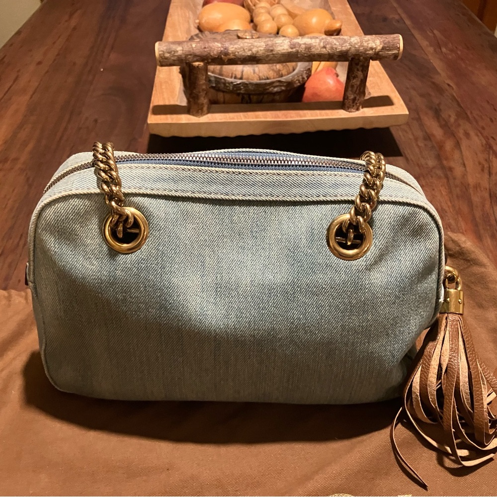 Gucci Blue Denim Soho Shoulder Bag only doesn’t include wallet - Picture 3 of 14